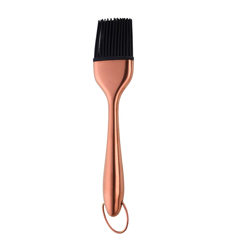 Silicone Oil Brush Cooking Brush Stainless Steel Handle BBQ Grill Basting Brush Pastry Baking Brush Kitchen Accessories
