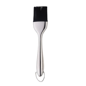 Silicone Oil Brush Cooking Brush Stainless Steel Handle BBQ Grill Basting Brush Pastry Baking Brush Kitchen Accessories