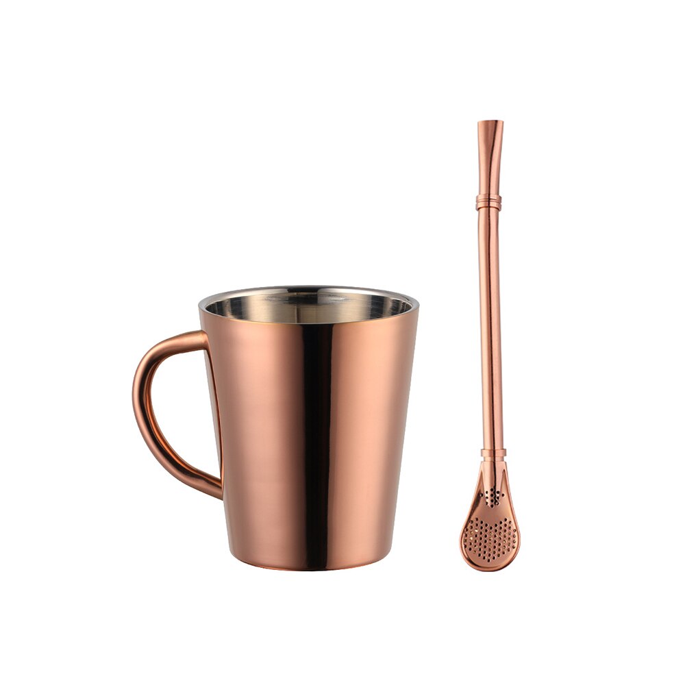 Wholesale Customized Beer Tea Cup Coffee Water Bottle Stainless Steel Travel Mug Handgrip with straw