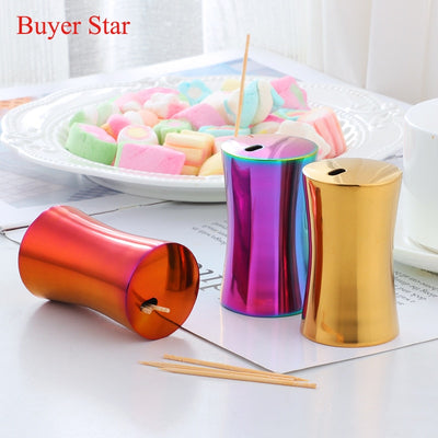 Buyerstar Stainless Steel Toothpick Box Home Kitchen Accessories