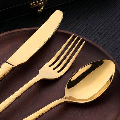 Buyer Star Bulk Sliver Stainless Flatware Set Mirror Polish Kitchen Hotel Party Cutlery Set