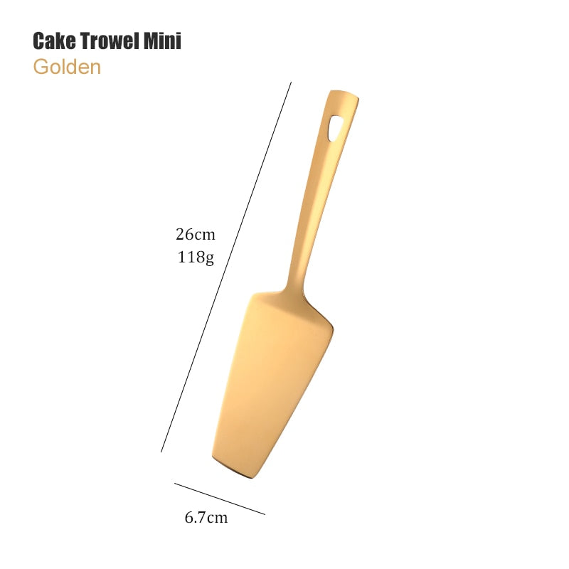 12PCS Stainless Steel Kitchen Utensils Soup Ladle Colander Spoon Shovel Spatula Meat Fork Non-stick Cooking Tool Kitchenware Set