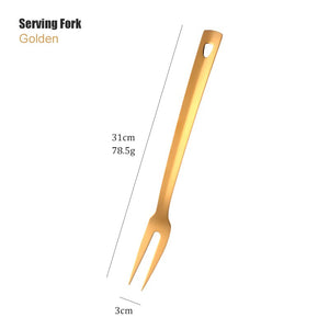 12PCS Stainless Steel Kitchen Utensils Soup Ladle Colander Spoon Shovel Spatula Meat Fork Non-stick Cooking Tool Kitchenware Set