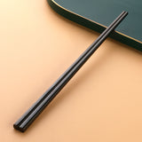 Buyer Star 304 Stainless Steel Square Chopsticks Colorful Sets for Kitchen Canteen