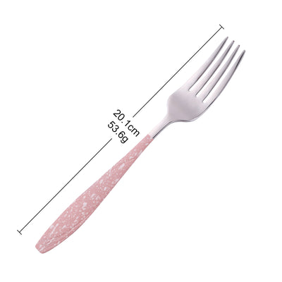 Buyer Star Wholesale Stainless Steel Pink Cutlery Set Western Modern Design Tableware