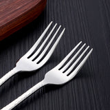 Buyer Star Wholesale Tableware Silver Set Cutlery Mirror Polish Spoon Fork Knife Kitchenware