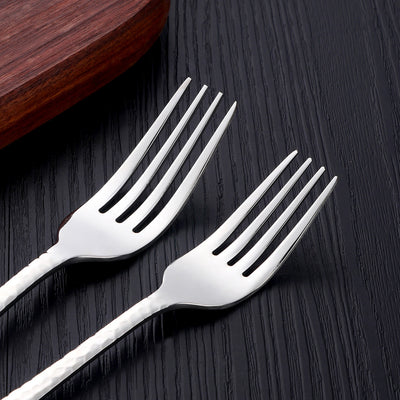 Buyer Star Wholesale Tableware Silver Set Cutlery Mirror Polish Spoon Fork Knife Kitchenware