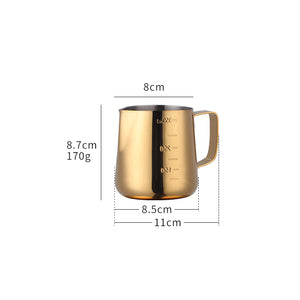 Buyer Star Milk Frother Cup Coffee Frothing Barista Tools Stainless Steel Cup Espresso Accessories Latte Art Steaming