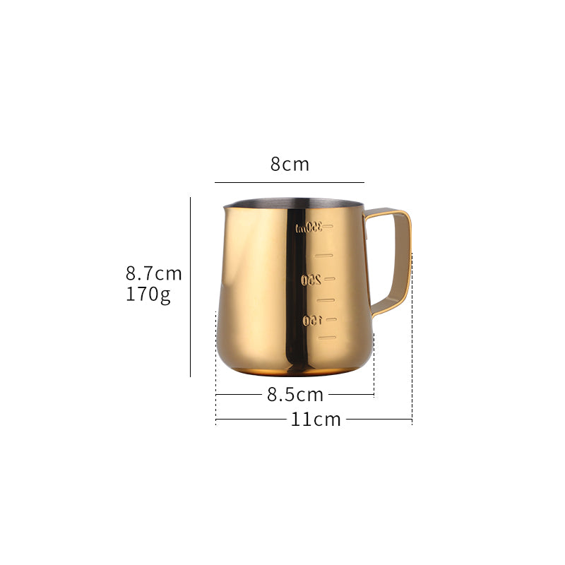 Buyer Star Milk Frother Cup Coffee Frothing Barista Tools Stainless Steel Cup Espresso Accessories Latte Art Steaming