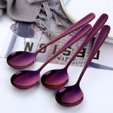 Buyer Star Bulk Sell Cheap Flatware Set Mirror Polish Customized Color Kitchen Tools