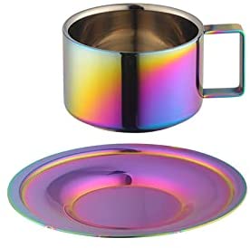 Buyer Star Coffee Mug, Wide Large Coffee Mugs Set Mug for Latte, Tea, Cappuccino, Coffee Mugs