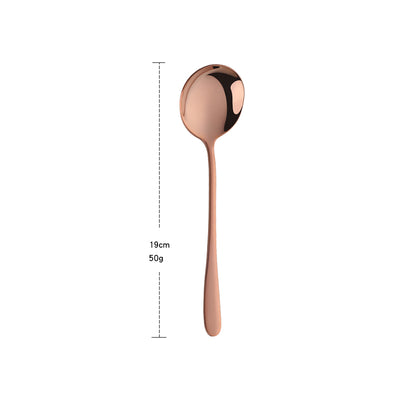 Buyer Star Outlet store Creative Stainless Steel Round Spoon