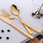 Buyer Star Mirror Polished Tableware Sets Gold Color  for Restaurant