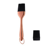 Silicone Oil Brush Cooking Brush Stainless Steel Handle BBQ Grill Basting Brush Pastry Baking Brush Kitchen Accessories