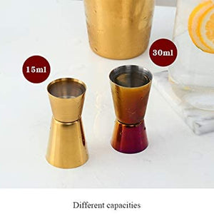 Buyer Star Cocktail Shaker Bar Set, 25oz Martini Shaker, 8-piece Bartender Kit Drink Bartender Stick Tool Set