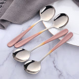 Buyer Star Bulk Sell Cheap Flatware Set Mirror Polish Customized Color Kitchen Tools