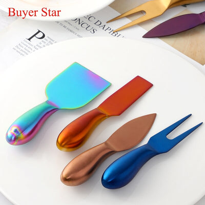 Buyerstar Accessories Set Cheese Knives Cheese Slicer Cutter Butter Spatula Cheese Tool Set