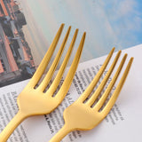 Buyer Star Bulk Gold Stainless Flatware Set Mirror Polish Hotel Party Cutlery Set