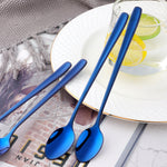 Colorful Ice Spoon Mirror Polish kitchenware for Bar Wedding Tableware