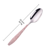 Buyer Star Wholesale Stainless Steel Pink Cutlery Set Western Modern Design Tableware