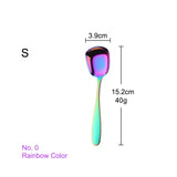 Buyer Star Bulk Hot Sale Popular Tableware Spoon Rainbow Color Mirror Polishing