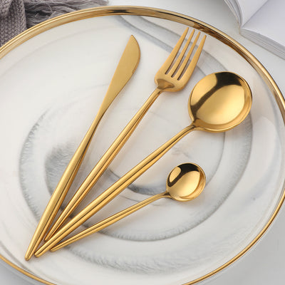 Stainless Steel Cutlery include Knife Fork Spoon Tableware