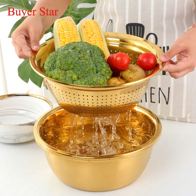 5 in 1 Stainless Steel Drain Pot Food Chopper Vegetable Cutter Peeler Kitchen Accessories