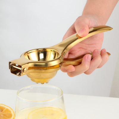 Buyer Star Quality Metal Lemon Squeezer, Citrus Juicer, Manual lemon Press for Extracting the Most Juice Possible