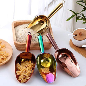 Buy Star Gold Ice Scoop Premium Stainless Steel Cookie Scoop Fashion Ice Scoop Sturdy Flour Scoop Utility Candy Scoop