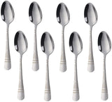 Buyer Star Espresso Spoons Set of 8,Cute Small Coffee Spoons, Stainless Steel Demitasse Spoons for Tea, Dessert Appetizer Mini Coffee Spoon Stainless Steel Teaspoons, 5.5-inch (Black)