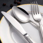 Factory Wholesale Cheap Price Stainless Steel Cutlery Mirror Polish Hotel Kitchen