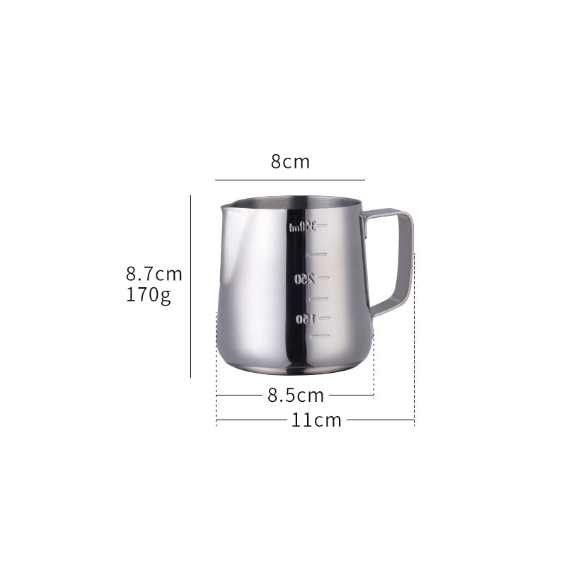 Buyer Star Milk Frother Cup Coffee Frothing Barista Tools Stainless Steel Cup Espresso Accessories Latte Art Steaming