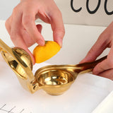 Buyer Star Quality Metal Lemon Squeezer, Citrus Juicer, Manual lemon Press for Extracting the Most Juice Possible