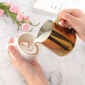 Buyer Star Milk Frother Cup Coffee Frothing Barista Tools Stainless Steel Cup Espresso Accessories Latte Art Steaming
