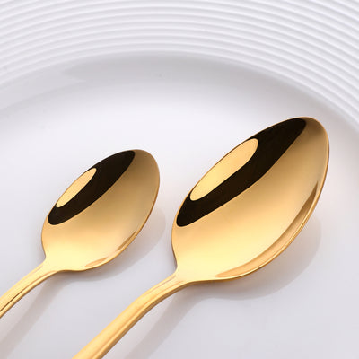 New Design Hot Sale Dinnerware Gold Cutlery Sets for Restaurant or Wedding