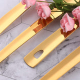 Buyer Star Gravy Ladle gold drizzle spoon with spout stainless steel kitchen utensils sauce ladlecooking utensils with mirror polish dishwasher safe,8.6 inch