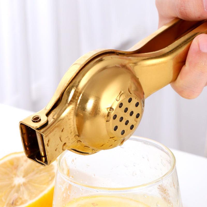 Buyer Star Lemon Squeezer Stainless Steel Fruit Juice Reamers Fast Handle Press Multifunctional Tool