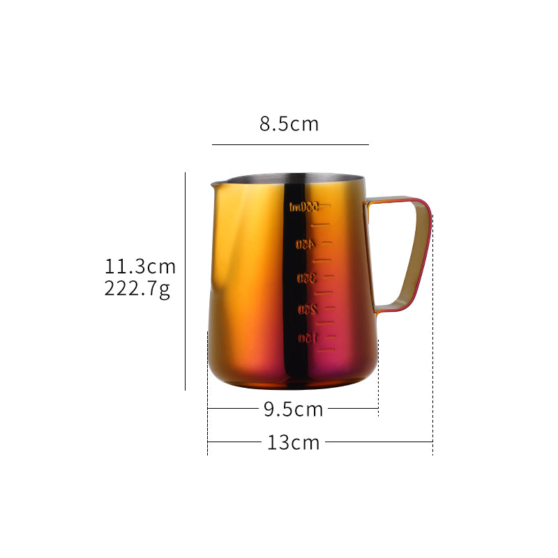 Buyer Star Milk Frother Cup Coffee Frothing Barista Tools Stainless Steel Cup Espresso Accessories Latte Art Steaming
