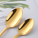 Tableware Sets Gold 304 Stainless Steel Mirror Polish for Wedding Restaurant