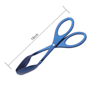 Buyer Star Kitchen Tongs Stainless Steel Food Tongs Golden Bread Clamp Salad Clip