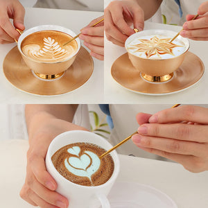 Buyer Star Milk Frother Cup Coffee Frothing Barista Tools Stainless Steel Cup Espresso Accessories Latte Art Steaming
