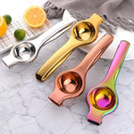 Buyer Star Quality Metal Lemon Squeezer, Citrus Juicer, Manual lemon Press for Extracting the Most Juice Possible