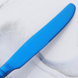 Buyer Star Bulk Sale 304 Stainless Steel Blue Color Cutlery for Wedding Party