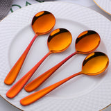 Buyer Star Bulk Sell Cheap Flatware Set Mirror Polish Customized Color Kitchen Tools