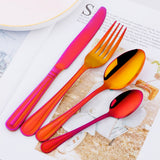 Buyer star Stainless Steel Flatware Set Kitchen Utensil Set Service for Home and Restaurant