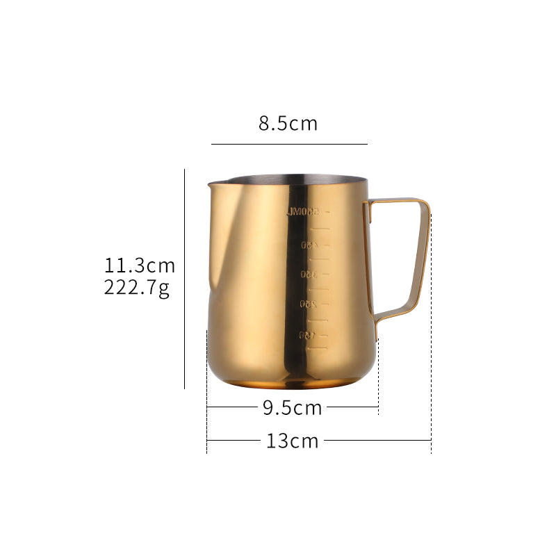 Buyer Star Milk Frother Cup Coffee Frothing Barista Tools Stainless Steel Cup Espresso Accessories Latte Art Steaming