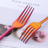 Buyer Star Customized Color Tableware Set Stainless Steel Cutlery Flatware Set