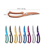 Buyerstar Stainless Steel Kitchen Scissor Shear Fish Duck Cutter Kitchen Gadget Knife BBQ Tools