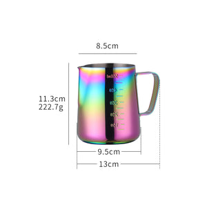 Buyer Star Milk Frother Cup Coffee Frothing Barista Tools Stainless Steel Cup Espresso Accessories Latte Art Steaming