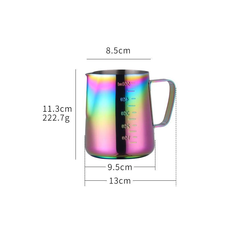Buyer Star Milk Frother Cup Coffee Frothing Barista Tools Stainless Steel Cup Espresso Accessories Latte Art Steaming